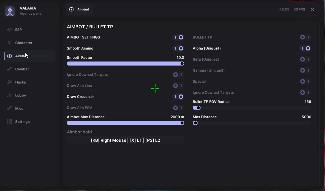 RUGIR panel screenshot